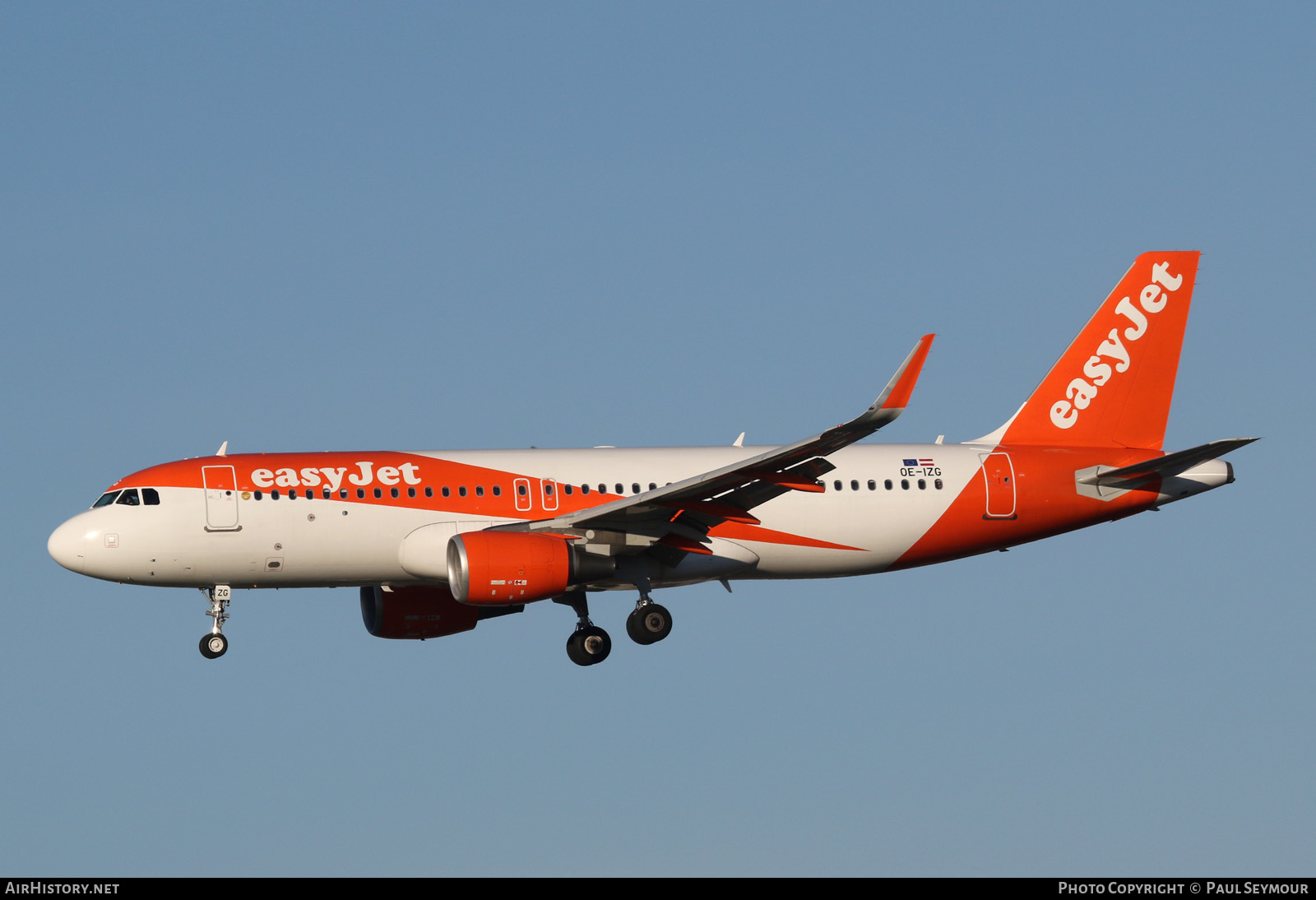 Aircraft Photo of OE-IZG | Airbus A320-214 | EasyJet | AirHistory.net #191686