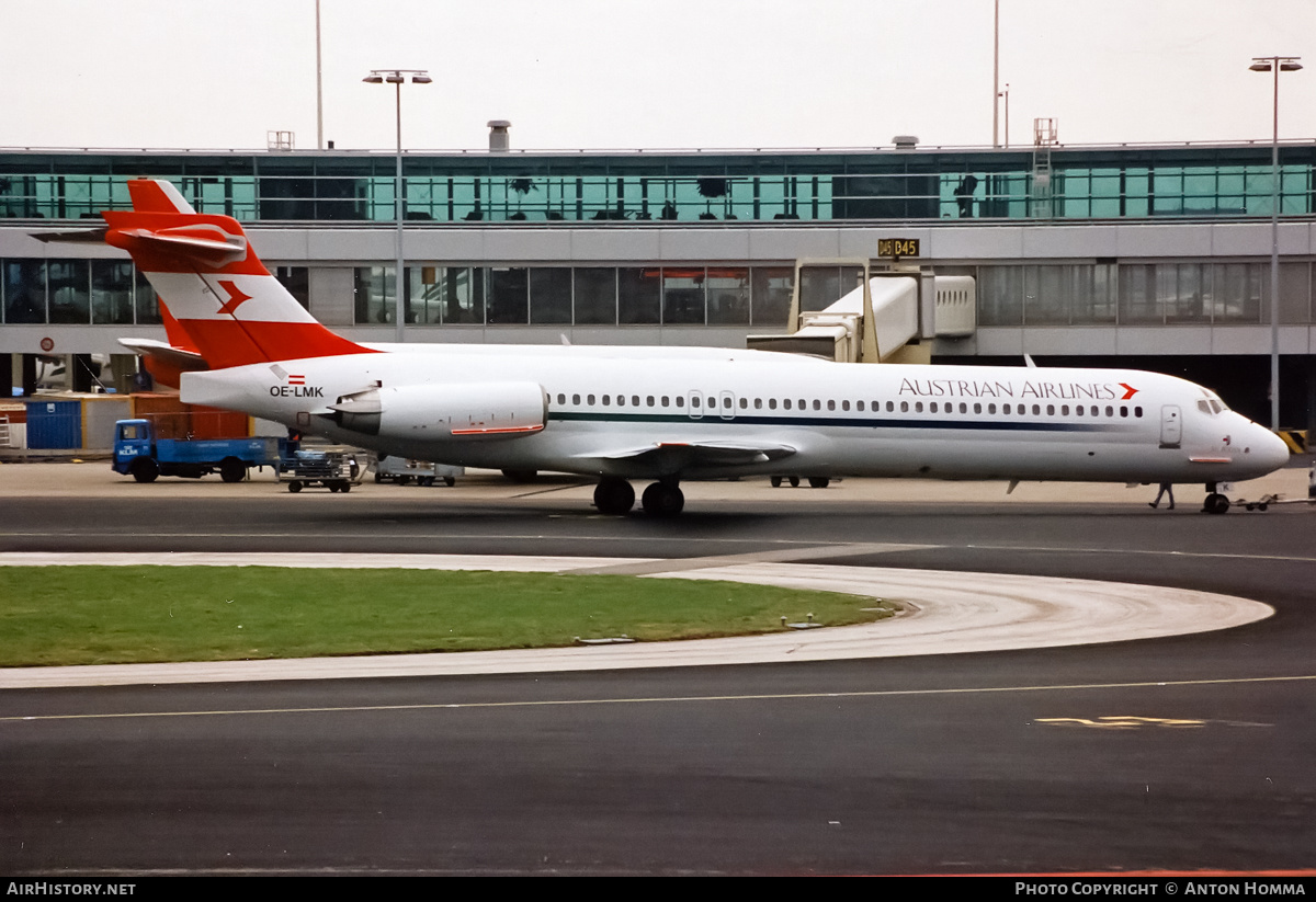 Aircraft Photo of OE-LMK | McDonnell Douglas MD-87 (DC-9-87) | Austrian Airlines | AirHistory.net #191688