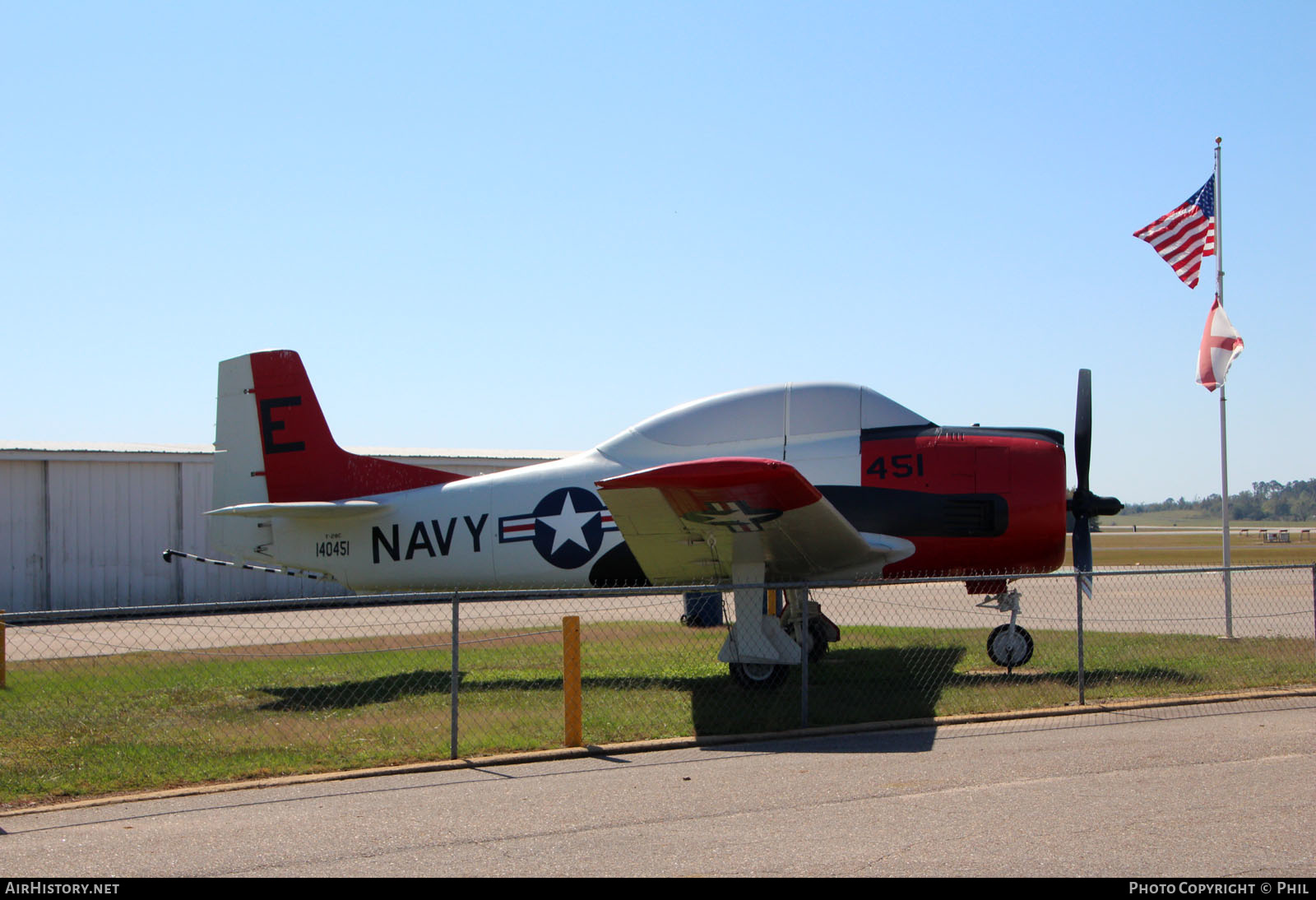 Aircraft Photo of 140451 | North American T-28C Trojan | USA - Navy | AirHistory.net #191702