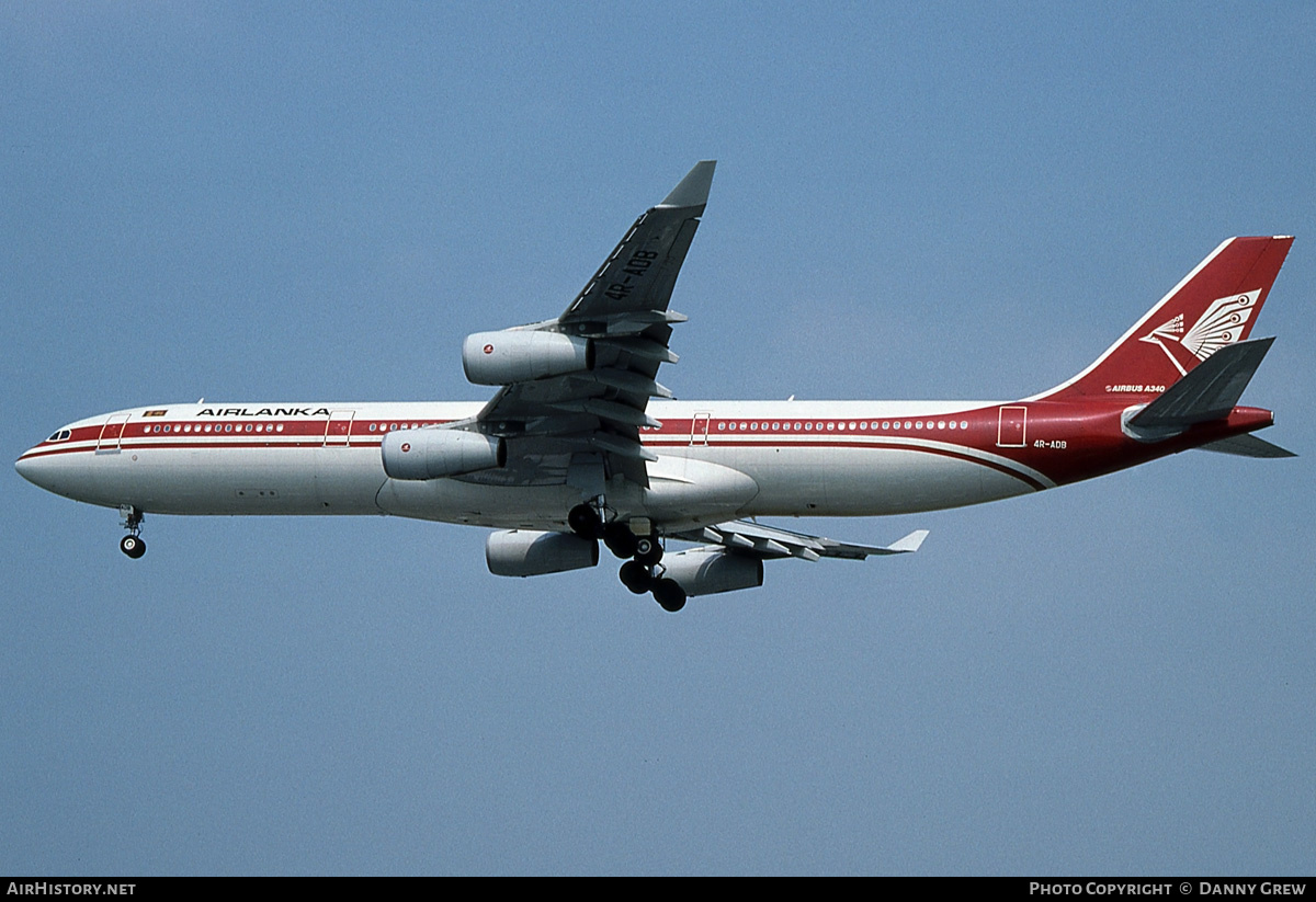 Aircraft Photo of 4R-ADB | Airbus A340-311 | AirLanka | AirHistory.net #191708