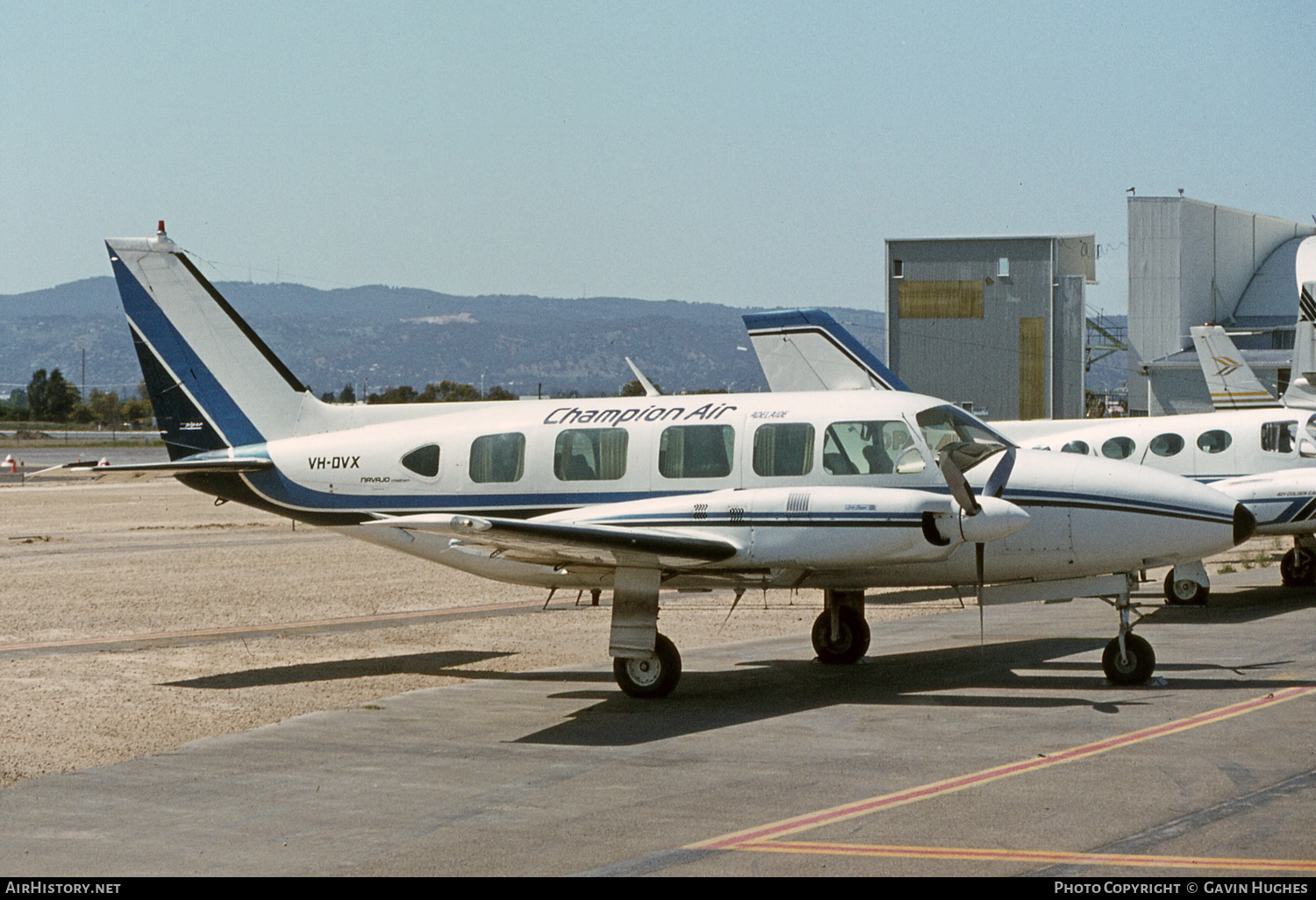 Aircraft Photo of VH-DVX | Piper PA-31-350 Navajo Chieftain | Champion Air Adelaide | AirHistory.net #191738