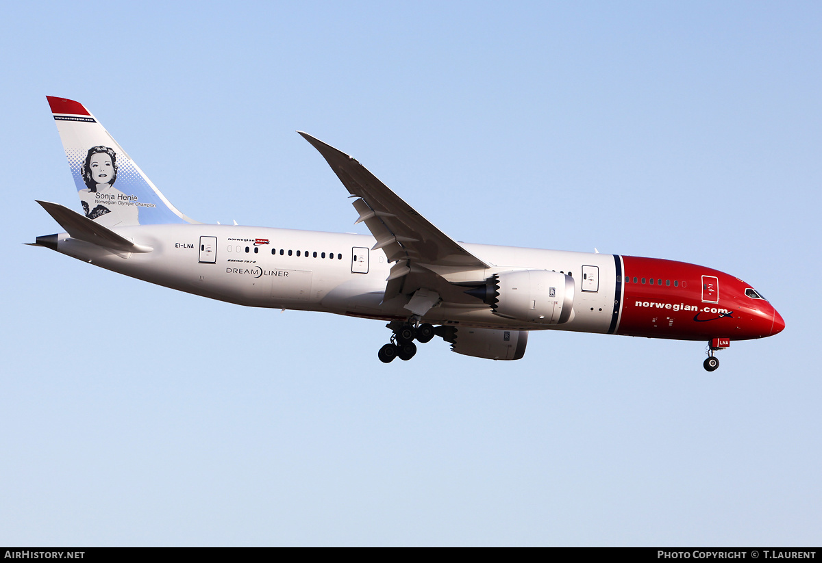 Aircraft Photo of EI-LNA | Boeing 787-8 Dreamliner | Norwegian | AirHistory.net #191744