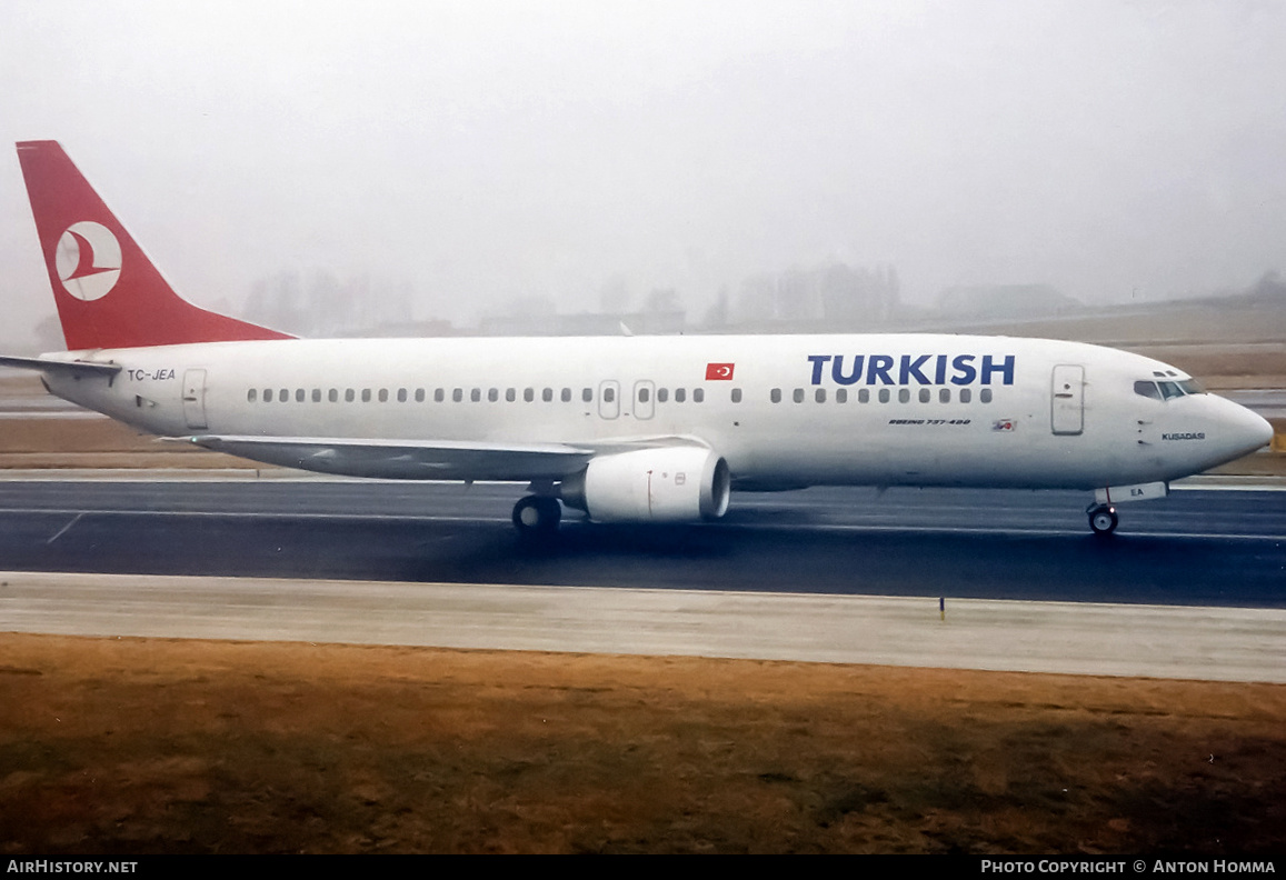 Aircraft Photo of TC-JEA | Boeing 737-42J | Turkish Airlines | AirHistory.net #191752