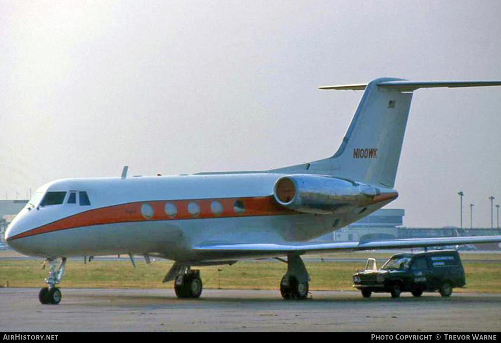 Aircraft Photo of N100WK | Grumman G-1159 Gulfstream II | AirHistory.net #191756