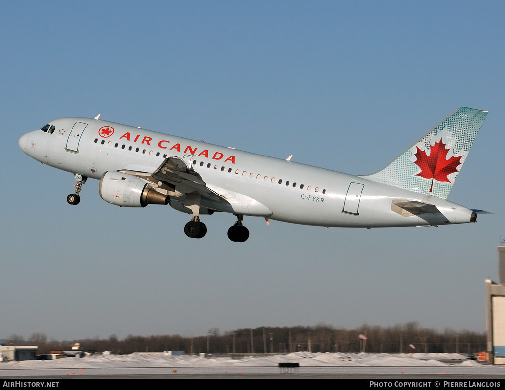 Aircraft Photo of C-FYKR | Airbus A319-114 | Air Canada | AirHistory.net #191778