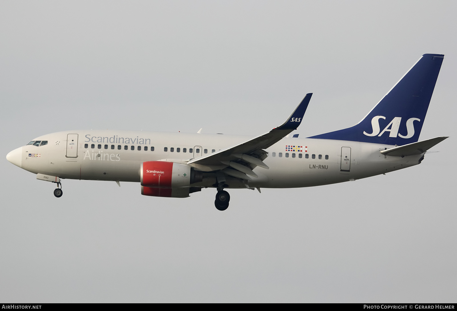 Aircraft Photo of LN-RNU | Boeing 737-783 | Scandinavian Airlines - SAS | AirHistory.net #191801