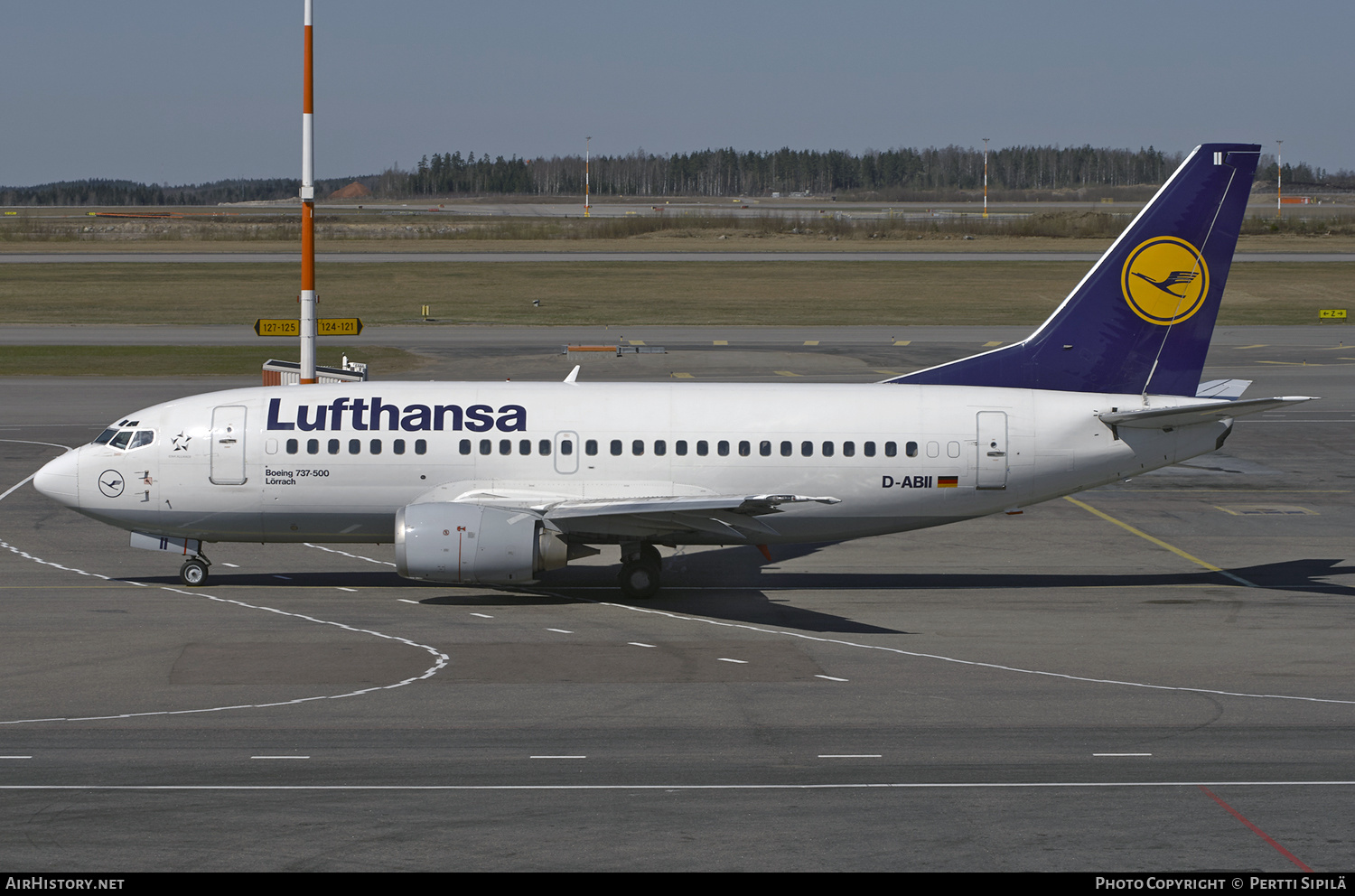 Aircraft Photo of D-ABII | Boeing 737-530 | Lufthansa | AirHistory.net #191807