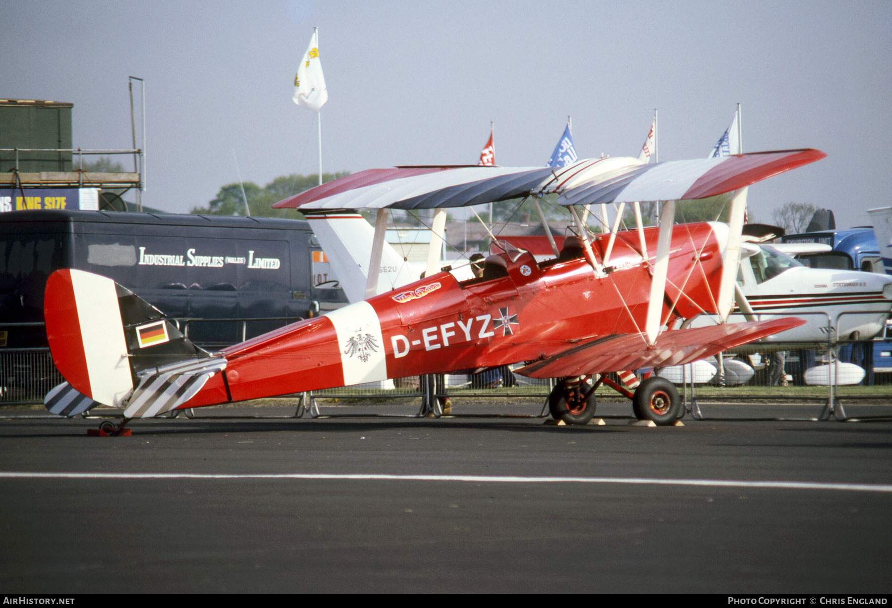 Aircraft Photo of D-EFYZ | De Havilland D.H. 82A Tiger Moth | AirHistory.net #191808