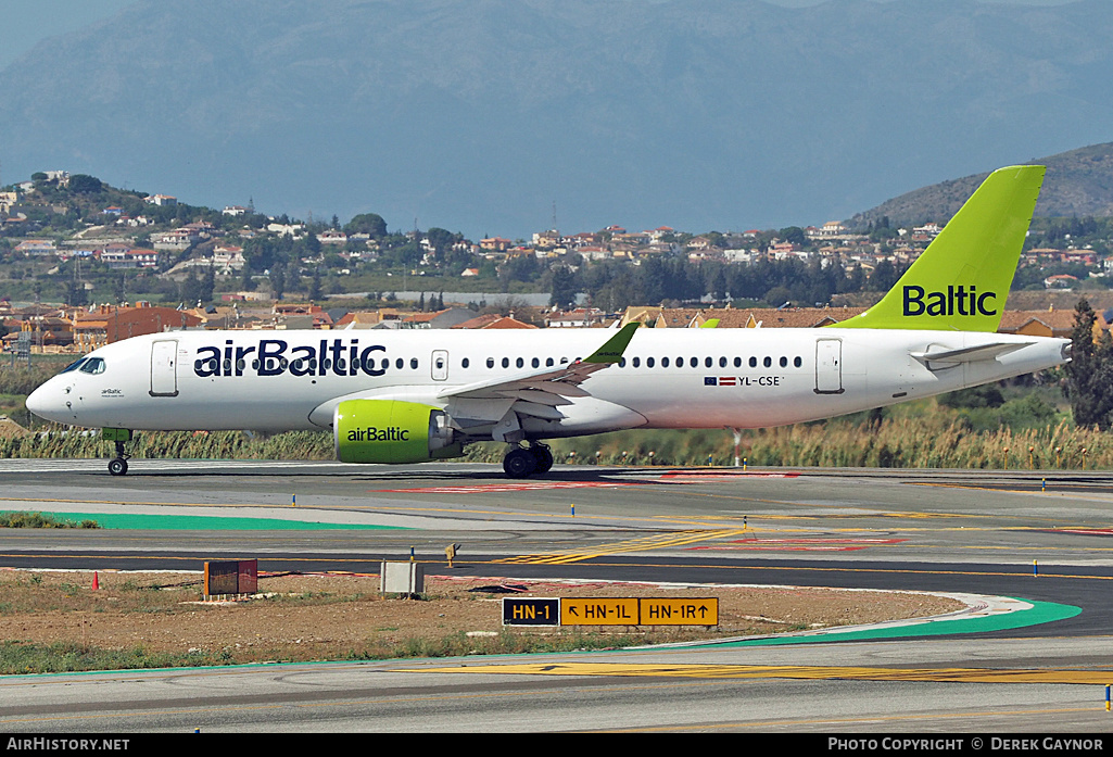 Aircraft Photo of YL-CSE | Bombardier CSeries CS300 (BD-500-1A11) | AirBaltic | AirHistory.net #191833
