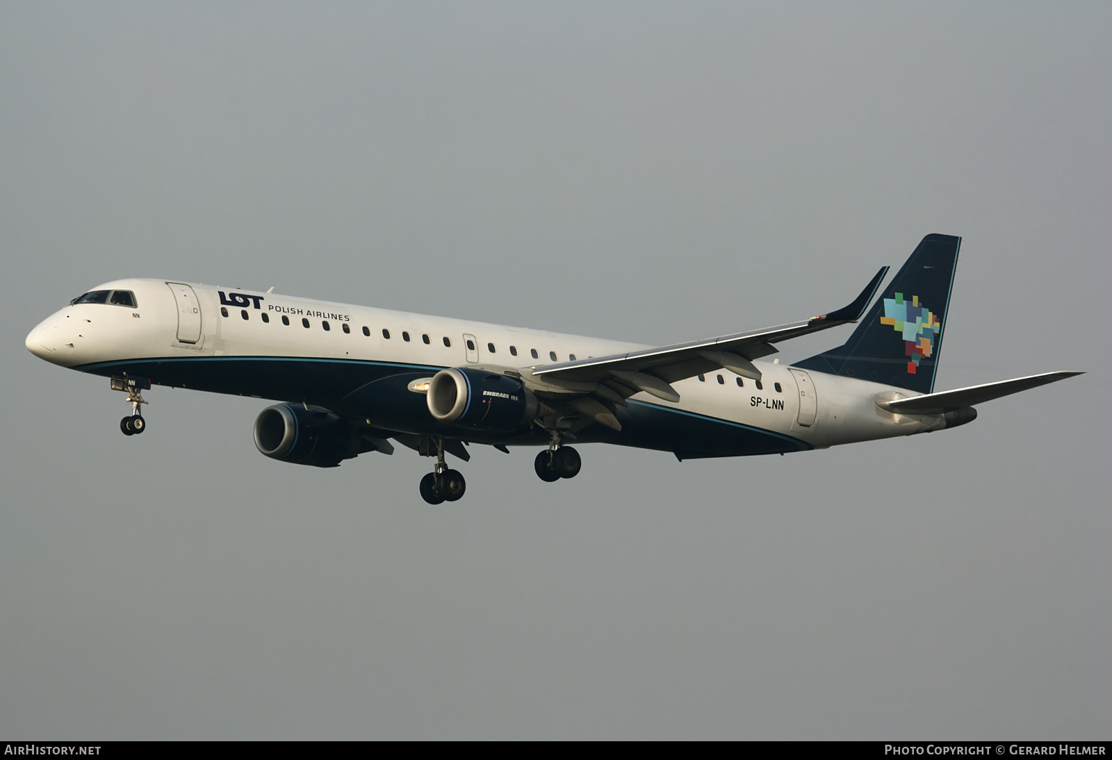 Aircraft Photo of SP-LNN | Embraer 195AR (ERJ-190-200IGW) | LOT Polish Airlines - Polskie Linie Lotnicze | AirHistory.net #191839