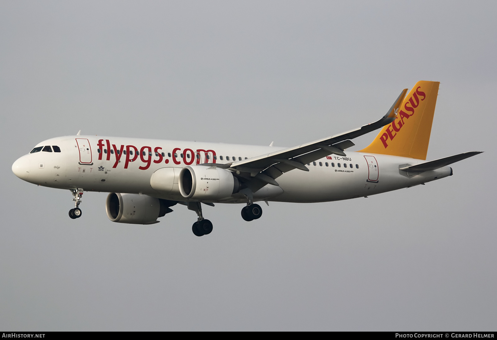 Aircraft Photo of TC-NBU | Airbus A320-251N | Pegasus Airlines | AirHistory.net #191840