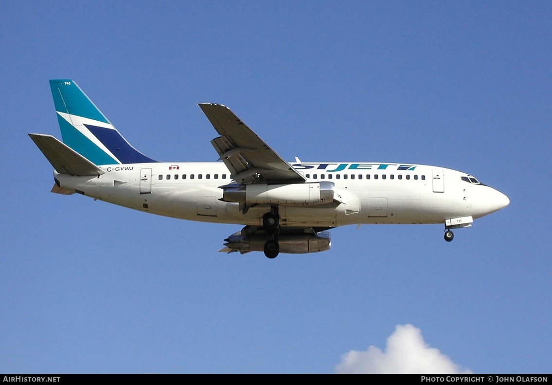 Aircraft Photo of C-GVWJ | Boeing 737-281/Adv | WestJet | AirHistory.net #191904