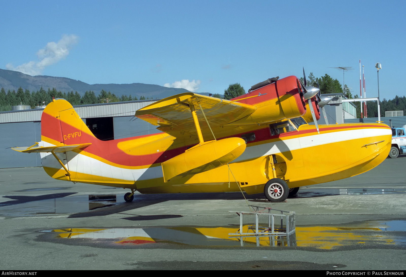 Aircraft Photo of C-FVFU | Grumman G-21A Goose | Forest Industries Flying Tankers | AirHistory.net #191917