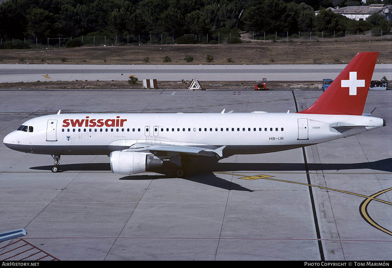 Aircraft Photo of HB-IJR | Airbus A320-214 | Swissair | AirHistory.net #191927