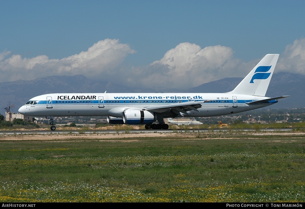 Aircraft Photo of TF-FIK | Boeing 757-28A | Icelandair | AirHistory.net #191929