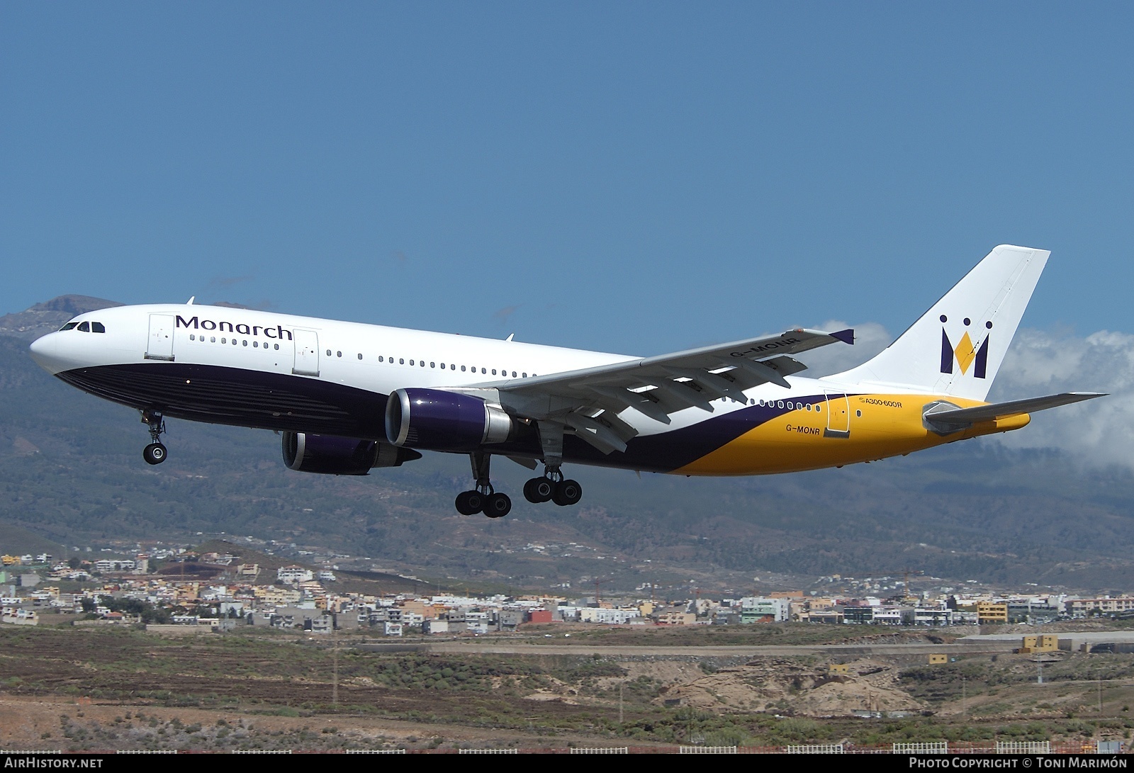 Aircraft Photo of G-MONR | Airbus A300B4-605R | Monarch Airlines | AirHistory.net #191933