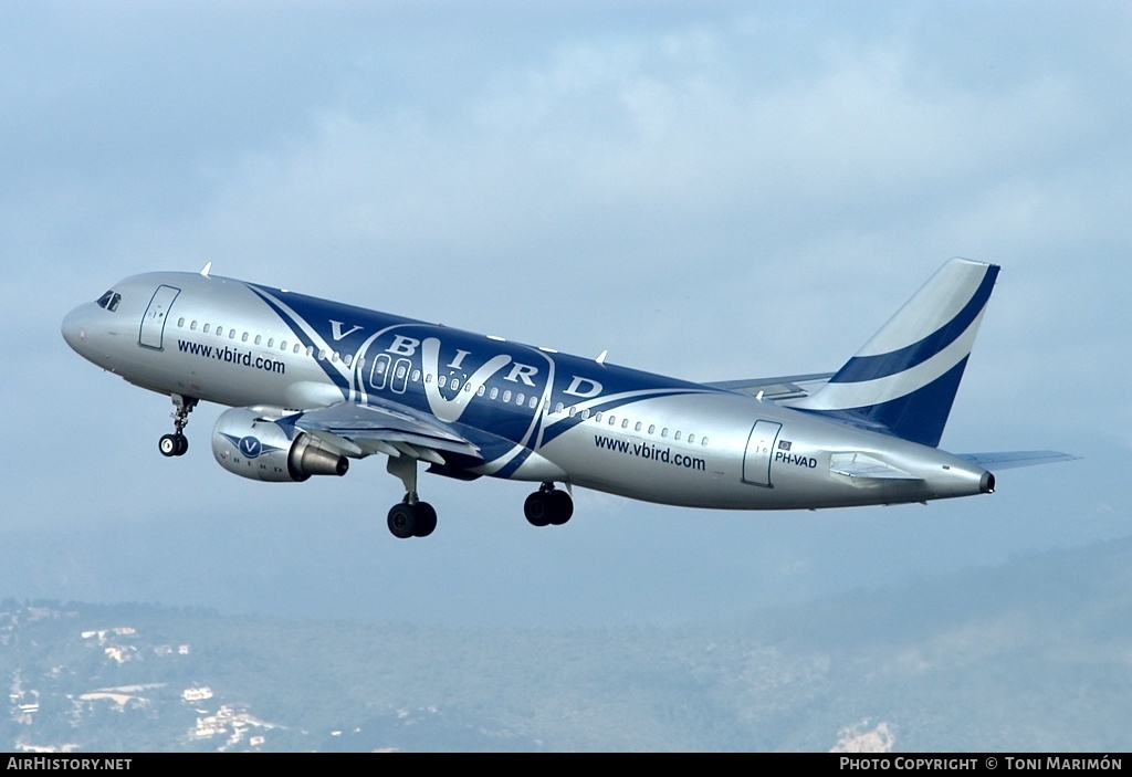 Aircraft Photo of PH-VAD | Airbus A320-212 | V Bird | AirHistory.net #191934