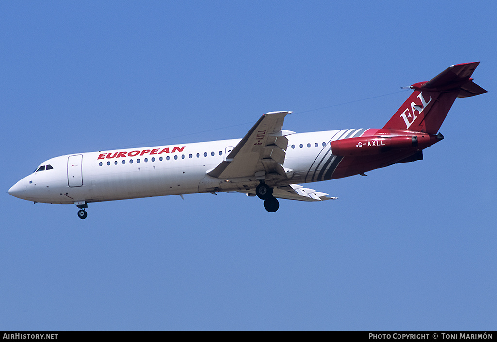 Aircraft Photo of G-AXLL | BAC 111-523FJ One-Eleven | European Aircharter - EAL/EAC | AirHistory.net #191935