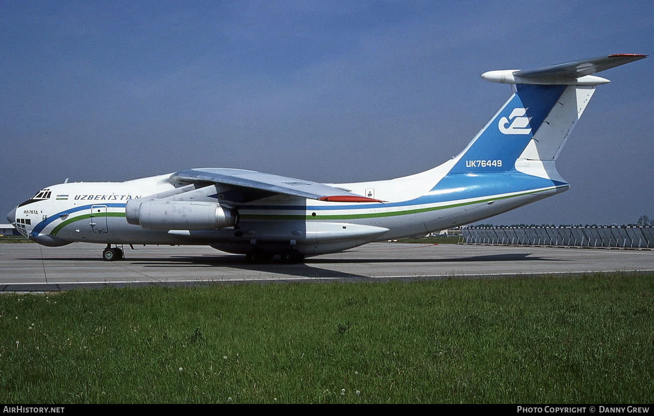 Aircraft Photo of UK-76449 | Ilyushin Il-76TD | Uzbekistan Airways | AirHistory.net #191971