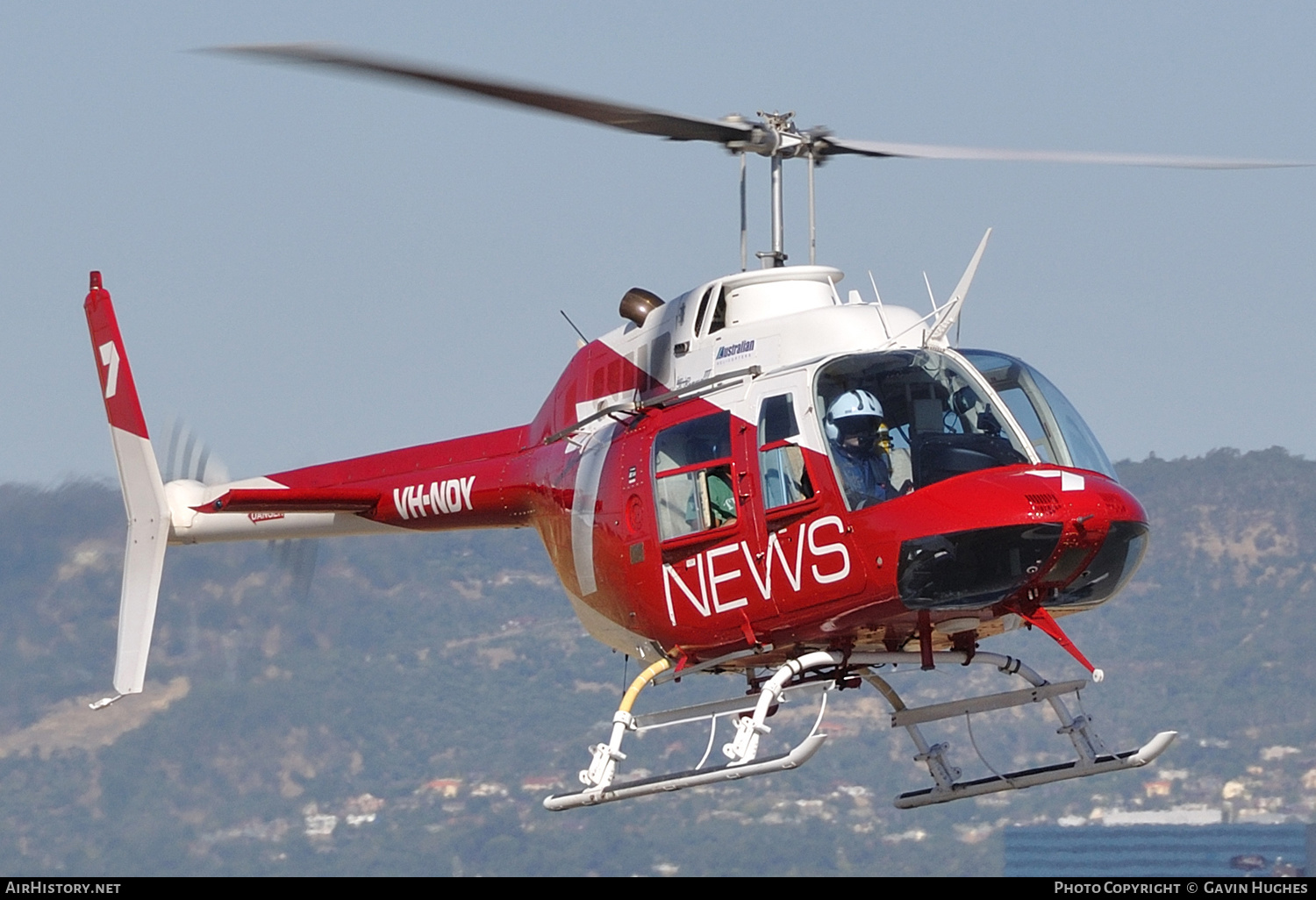 Aircraft Photo of VH-NDY | Bell 206B-3 JetRanger III | Channel 7 News | AirHistory.net #191998