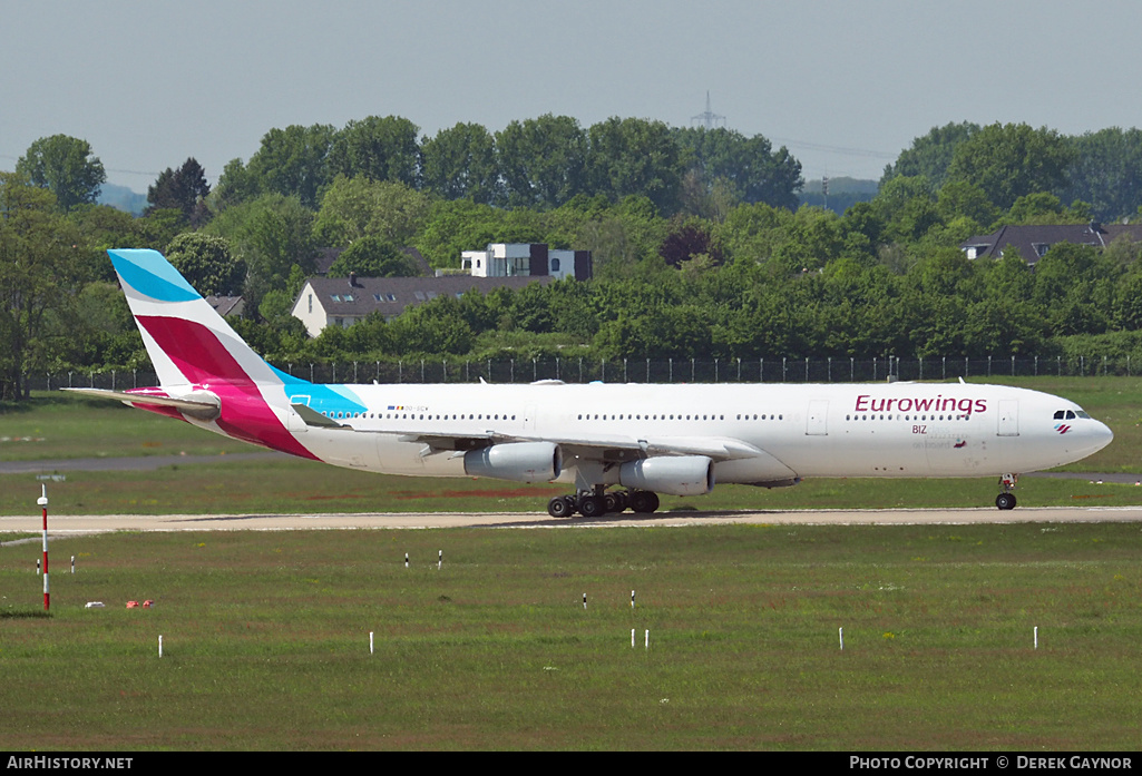 Aircraft Photo of OO-SCW | Airbus A340-313X | Eurowings | AirHistory.net #192021