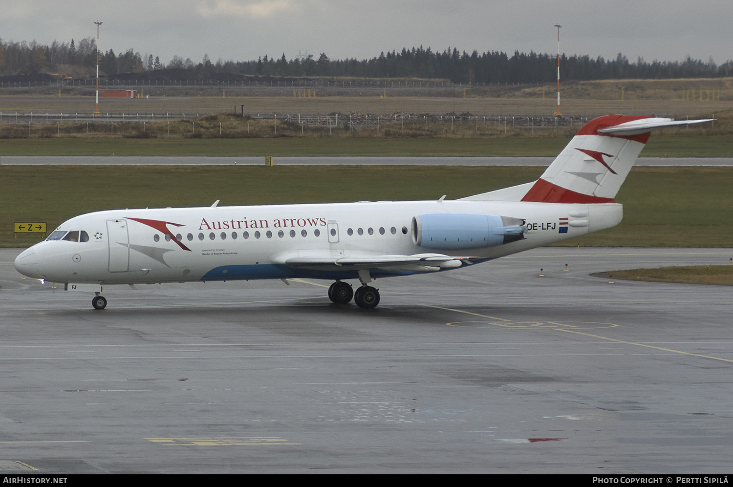 Aircraft Photo of OE-LFJ | Fokker 70 (F28-0070) | Austrian Arrows | AirHistory.net #192024