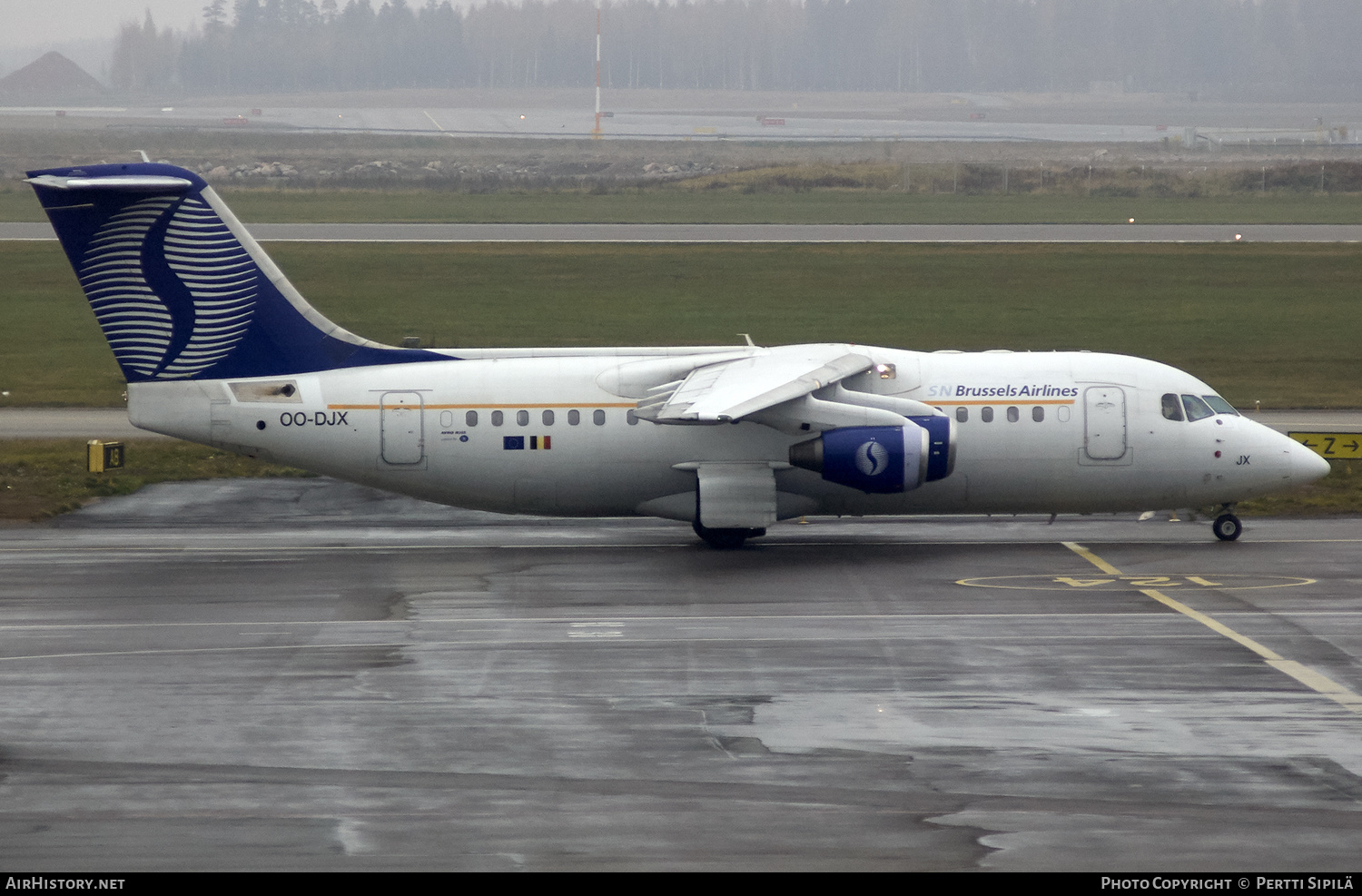 Aircraft Photo of OO-DJX | British Aerospace Avro 146-RJ85 | SN Brussels Airlines | AirHistory.net #192025