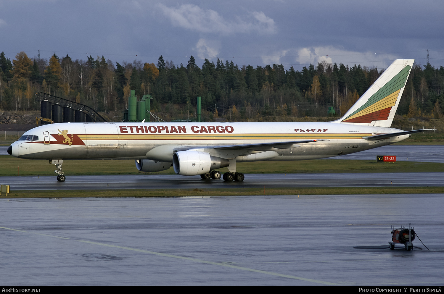 Aircraft Photo of ET-AJS | Boeing 757-260PF | Ethiopian Airlines Cargo | AirHistory.net #192041