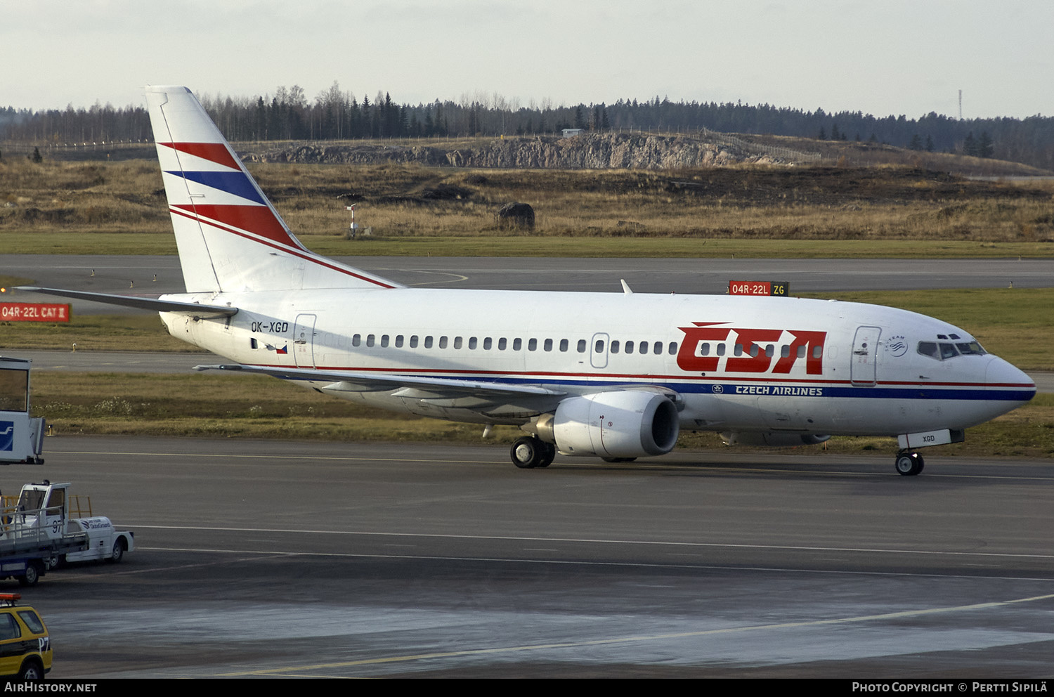 Aircraft Photo of OK-XGD | Boeing 737-55S | ČSA - Czech Airlines | AirHistory.net #192046
