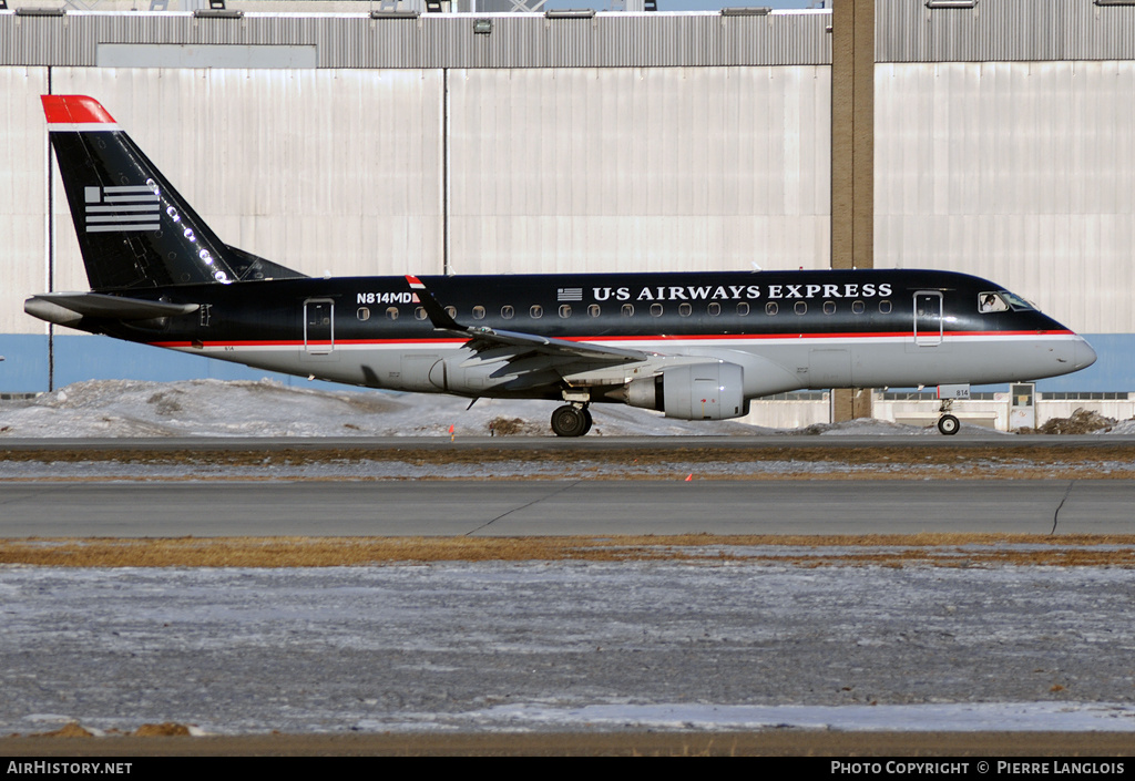 Aircraft Photo of N814MD | Embraer 170SU (ERJ-170-100SU) | US Airways Express | AirHistory.net #192052