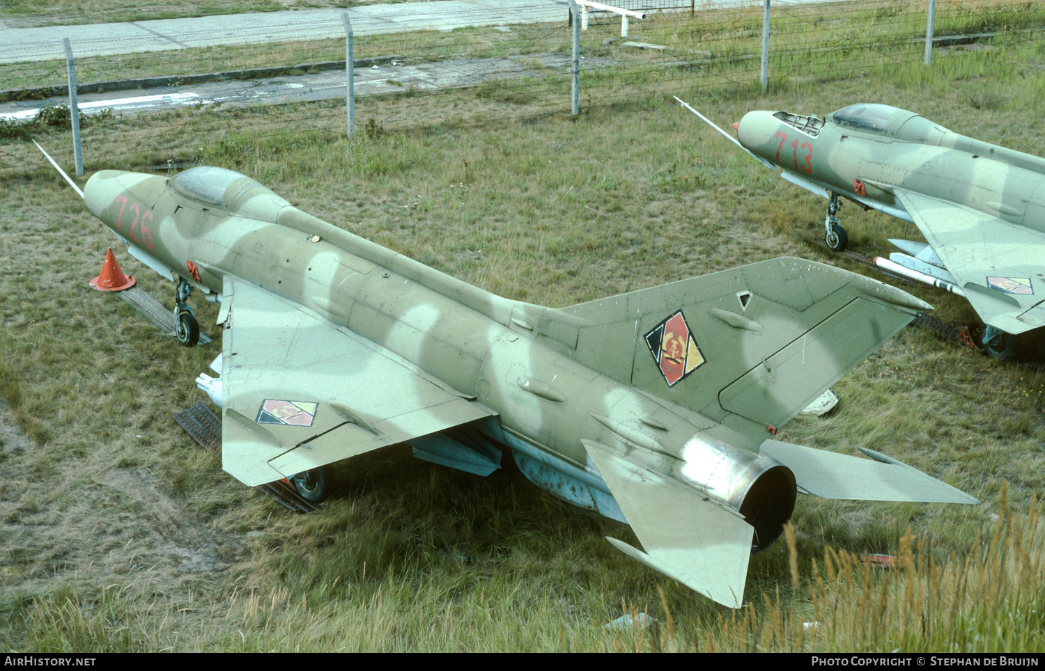Aircraft Photo of 726 | Mikoyan-Gurevich MiG-21F-13 | East Germany - Air Force | AirHistory.net #192065