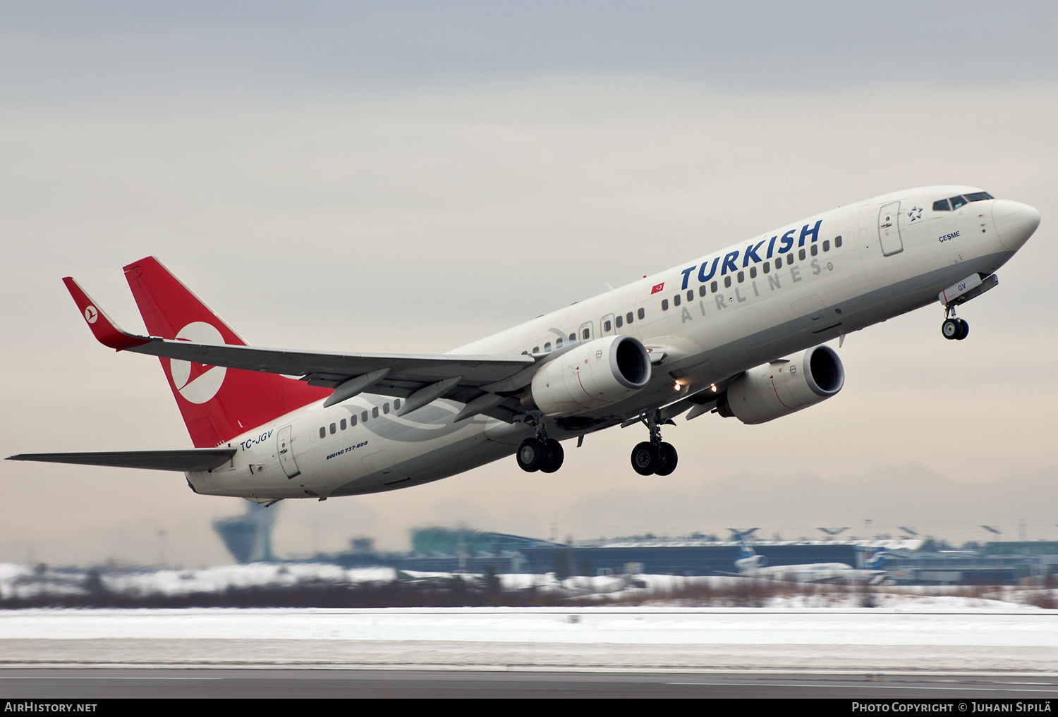 Aircraft Photo of TC-JGV | Boeing 737-8F2 | Turkish Airlines | AirHistory.net #192076