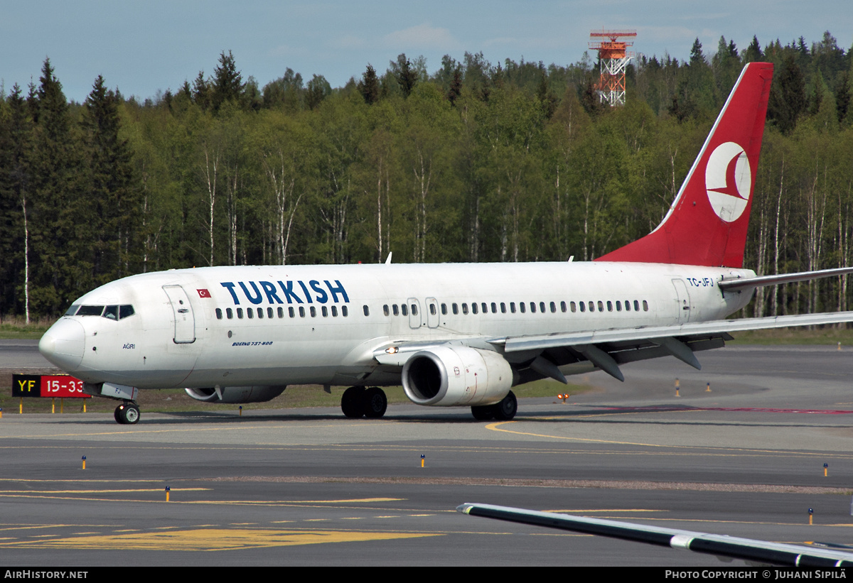 Aircraft Photo of TC-JFJ | Boeing 737-8F2 | Turkish Airlines | AirHistory.net #192084