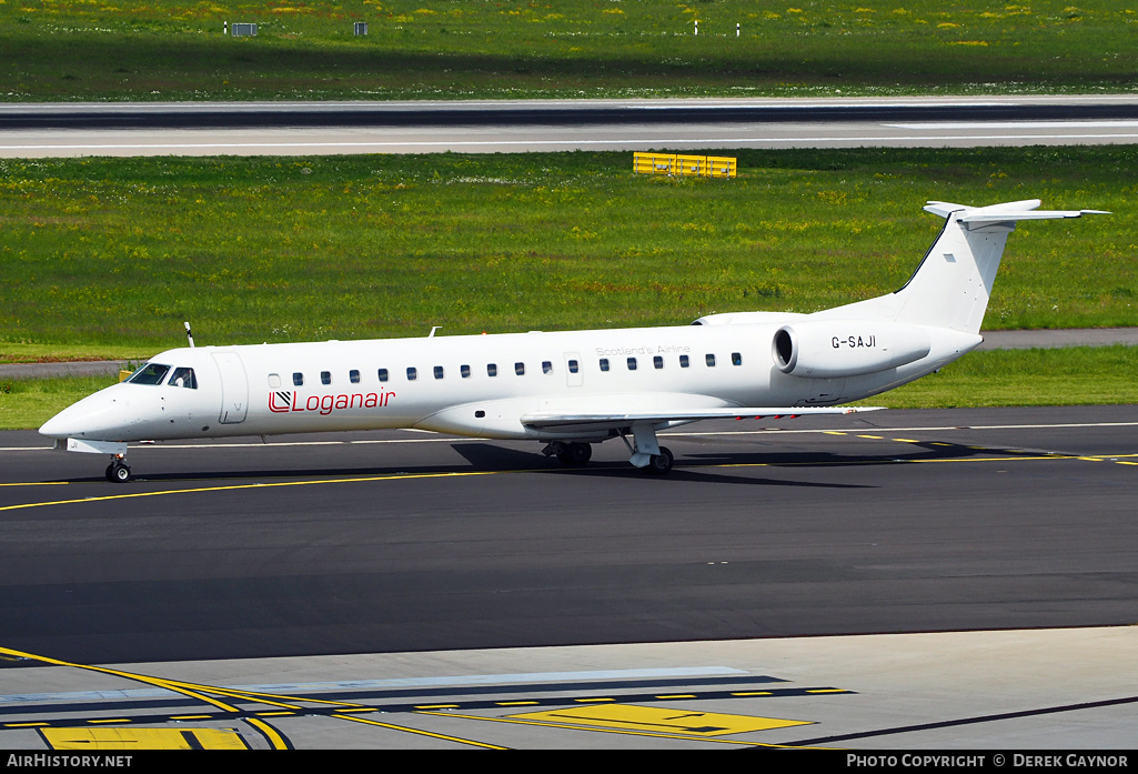 Aircraft Photo of G-SAJI | Embraer ERJ-145EP (EMB-145EP) | Loganair | AirHistory.net #192130