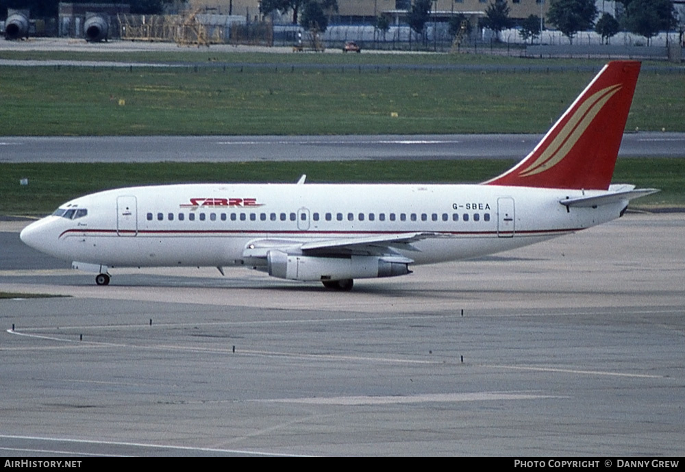 Aircraft Photo of G-SBEA | Boeing 737-204/Adv | Sabre Airways | AirHistory.net #192159