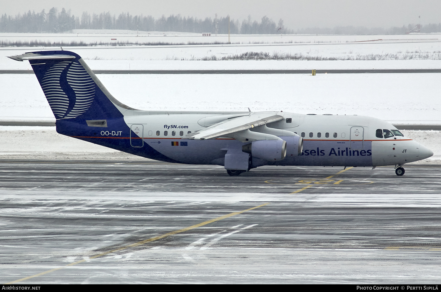 Aircraft Photo of OO-DJT | British Aerospace Avro 146-RJ85 | SN Brussels Airlines | AirHistory.net #192162