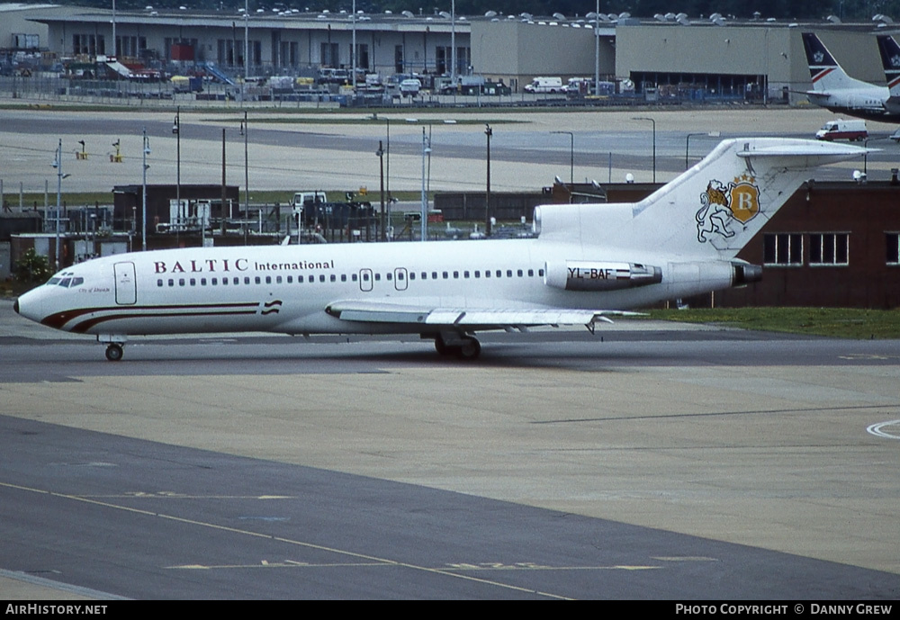 Aircraft Photo of YL-BAF | Boeing 727-23 | Baltic International | AirHistory.net #192164