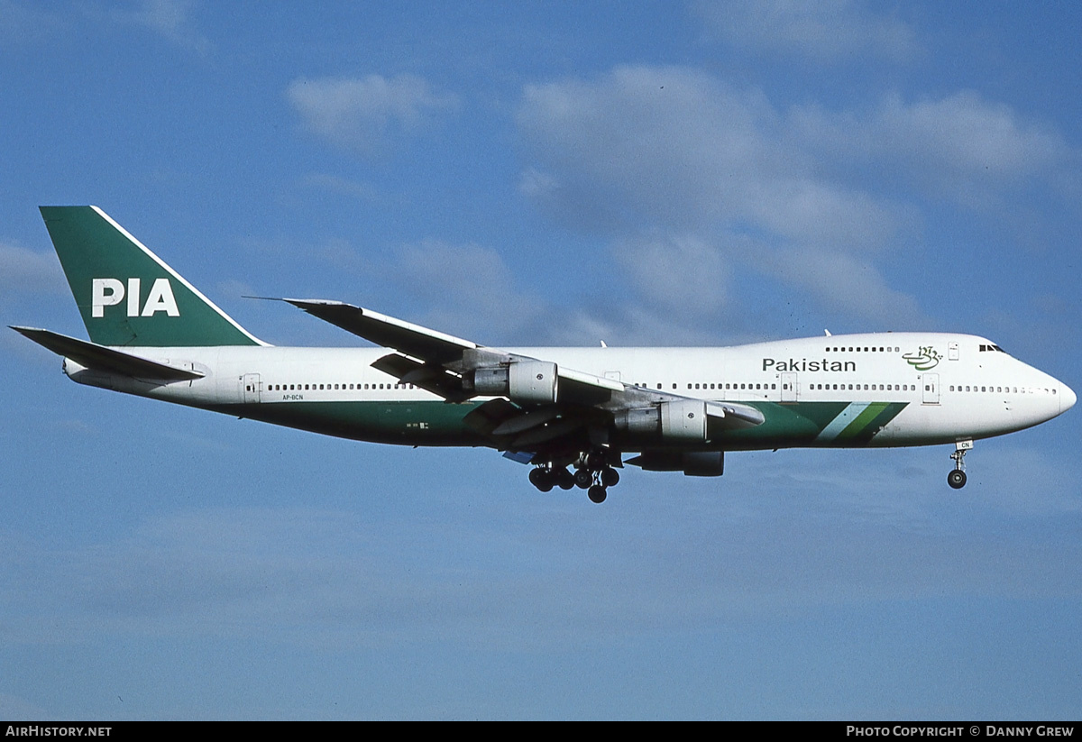 Aircraft Photo of AP-BCN | Boeing 747-217B | Pakistan International Airlines - PIA | AirHistory.net #192174