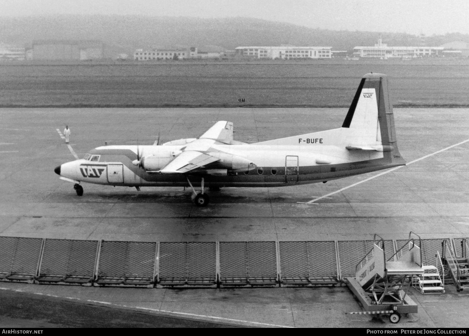 Aircraft Photo of F-BUFE | Fokker F27-200 Friendship | TAT - Touraine Air Transport | AirHistory.net #192193