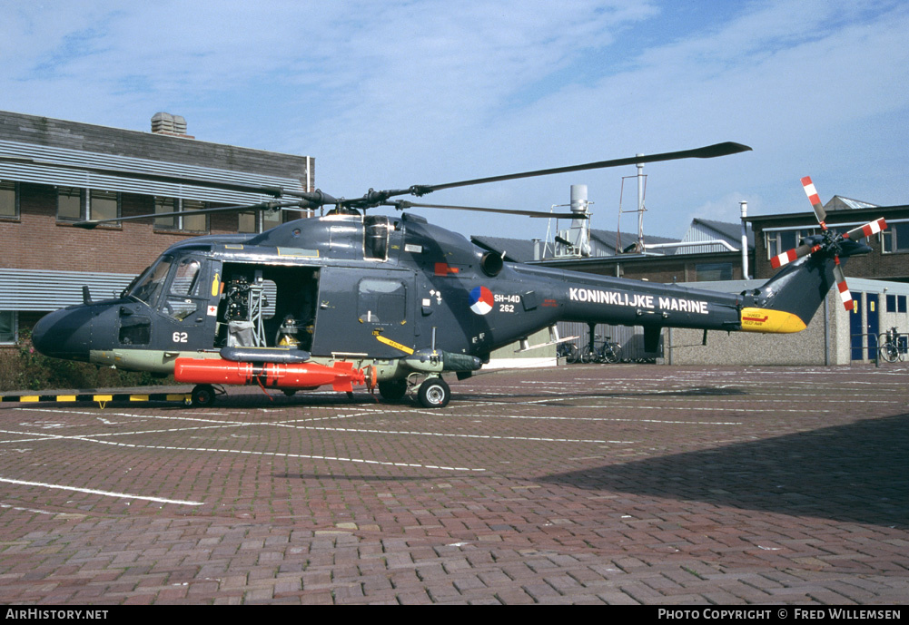 Aircraft Photo of 262 | Westland SH-14D Lynx (WG-13) | Netherlands - Navy | AirHistory.net #192222