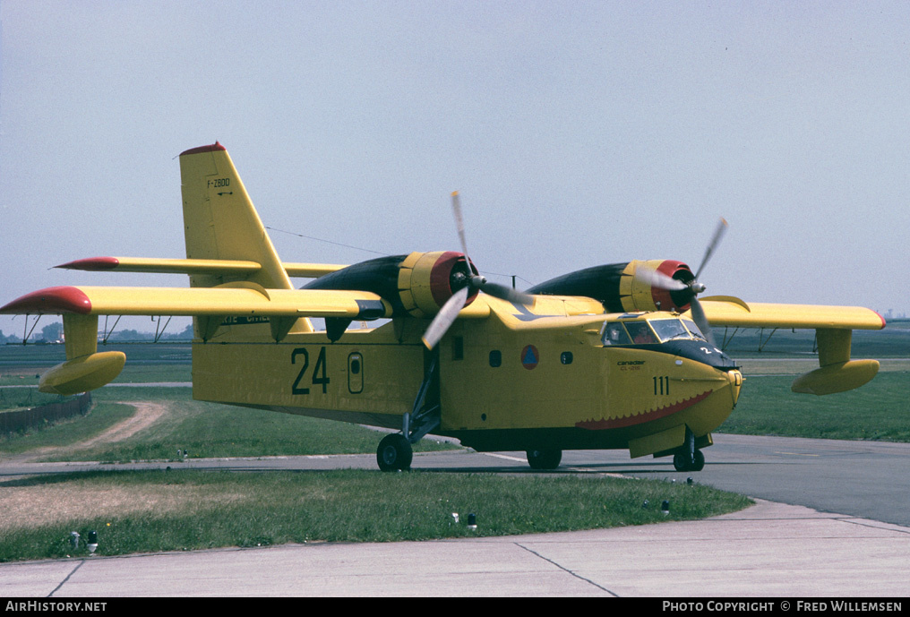Aircraft Photo of F-ZBDD | Canadair CL-215-I (CL-215-1A10) | Sécurité Civile | AirHistory.net #192228