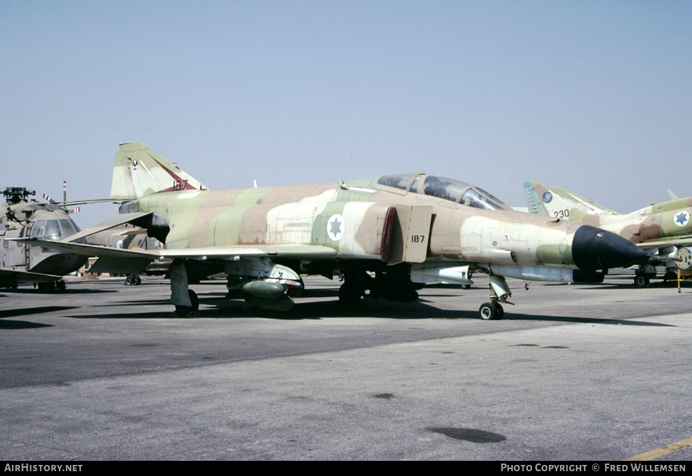 Aircraft Photo of 187 | McDonnell Douglas F-4E Kurnass 2000 | Israel - Air Force | AirHistory.net #192232