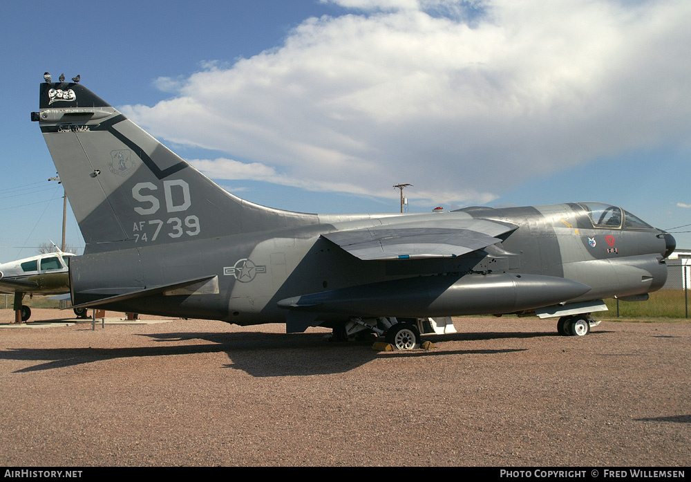 Aircraft Photo of 74-1739 / AF74-739 | LTV A-7D Corsair II | USA - Air Force | AirHistory.net #192247