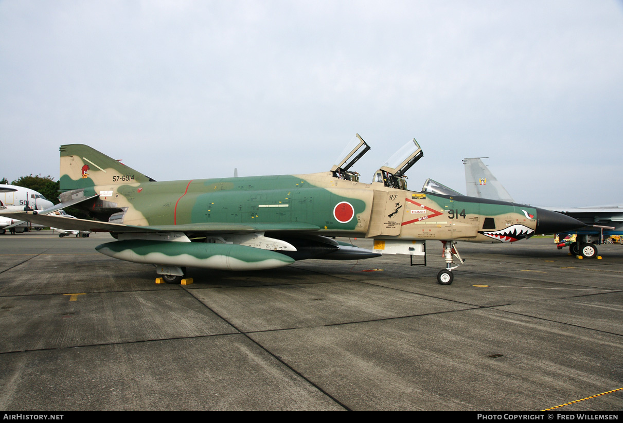 Aircraft Photo of 57-6914 | McDonnell Douglas RF-4EJ Kai Phantom II | Japan - Air Force | AirHistory.net #192252