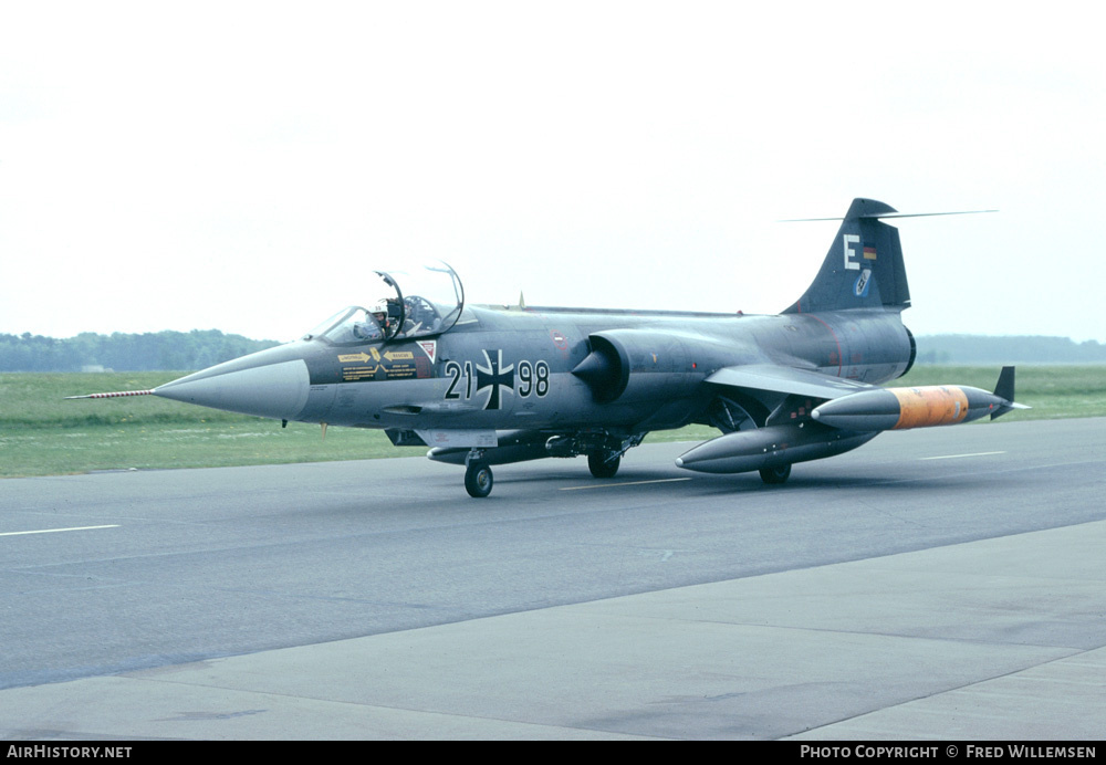 Aircraft Photo of 2198 | Lockheed F-104G Starfighter | Germany - Air Force | AirHistory.net #192255