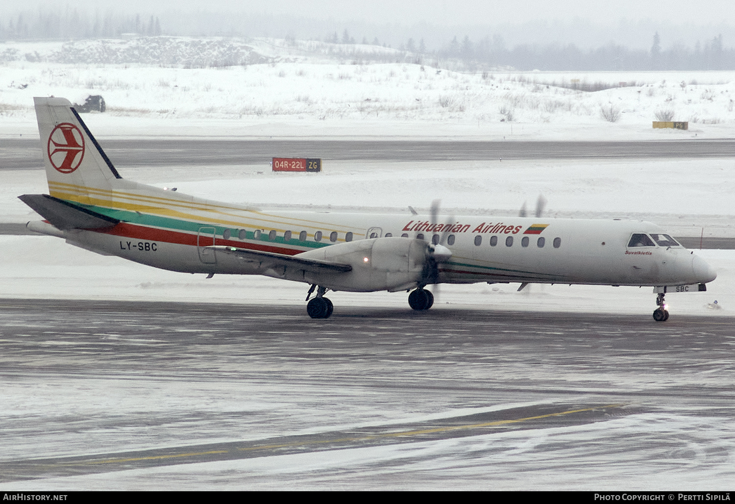 Aircraft Photo of LY-SBC | Saab 2000 | Lithuanian Airlines | AirHistory.net #192266