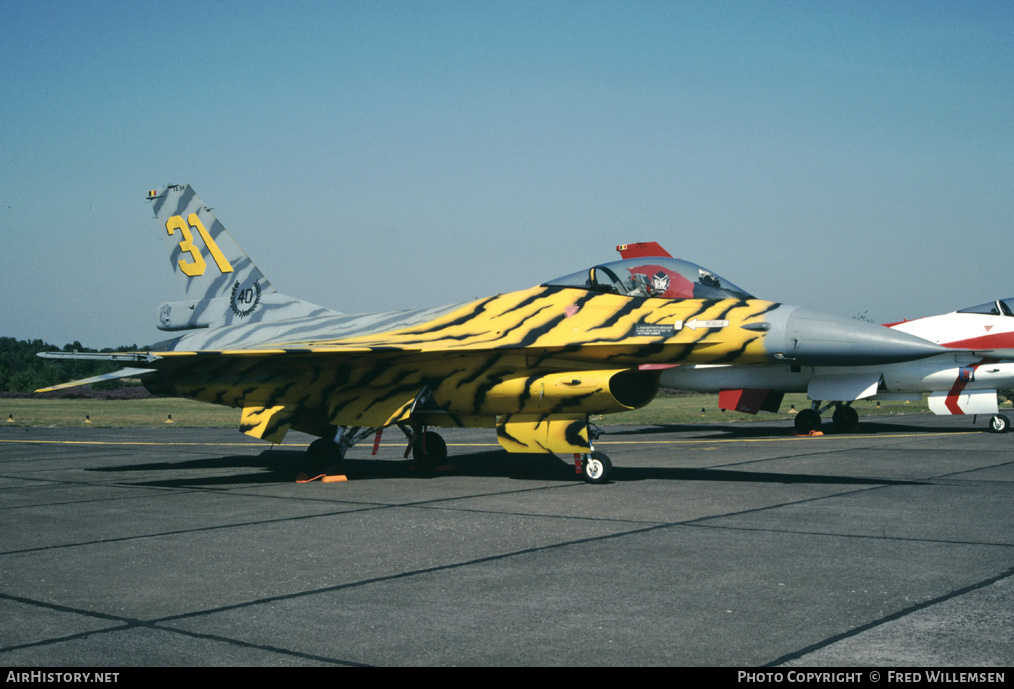 Aircraft Photo of FA-94 | General Dynamics F-16A Fighting Falcon | Belgium - Air Force | AirHistory.net #192275