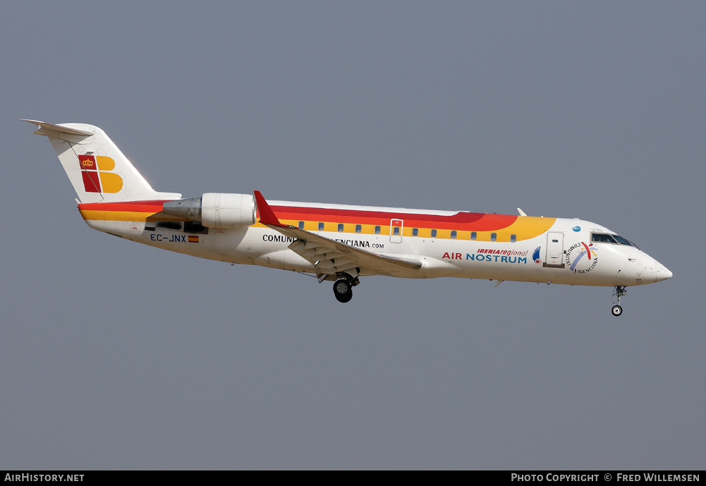 Aircraft Photo of EC-JNX | Bombardier CRJ-200ER (CL-600-2B19) | Iberia Regional | AirHistory.net #192277