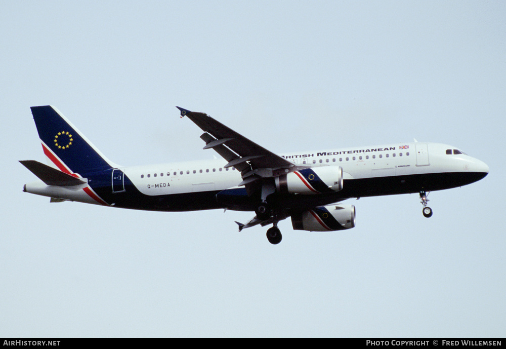 Aircraft Photo of G-MEDA | Airbus A320-231 | British Mediterranean Airways | AirHistory.net #192280