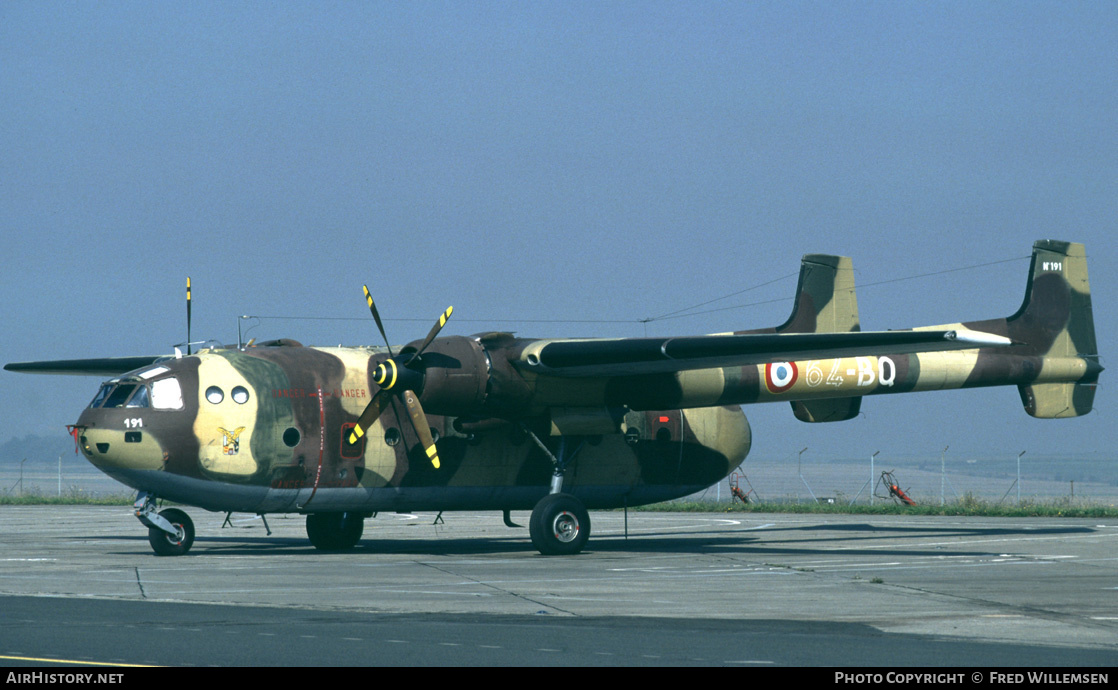 Aircraft Photo of 191 | Nord 2501F-3 Noratlas | France - Air Force | AirHistory.net #192286